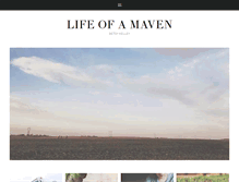 Tablet Screenshot of lifeofamaven.com